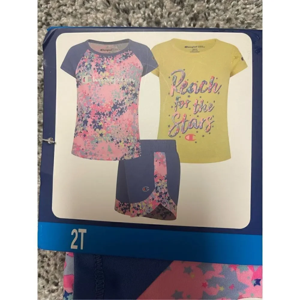 ❤️Champion Girls 3 Piece Set 2T